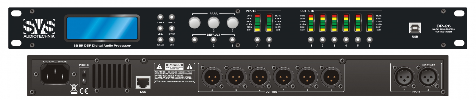 SVS Audiotechnik DP-26 Цифровой процессор: 2 входа 6 выходов в Анапе