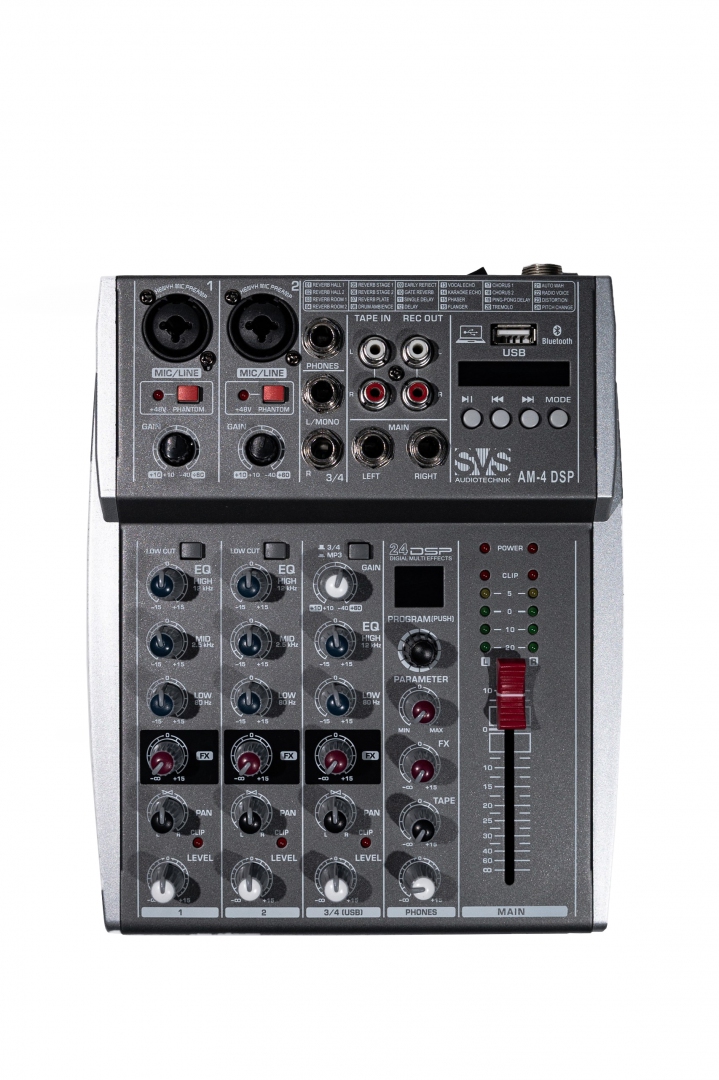 SVS Audiotechnik mixers AM-4 DSP Аналоговый микшерный пульт, 4-канала в Анапе