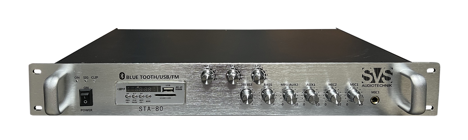 SVS Audiotechnik STA-80 Микшер-усилитель для систем Public Address в Анапе